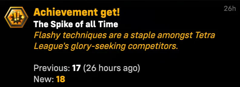 I got this achievement during my losing multi tbh 🥀